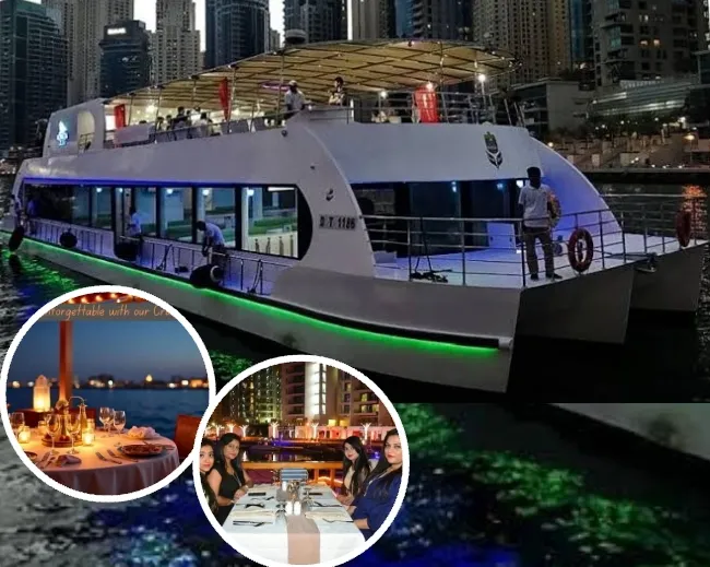 Luxury Dubai Marina Cruise Dinner 